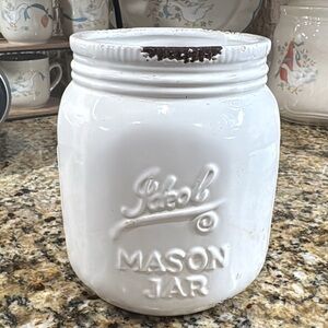 Home Essentials White Mason Jar